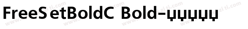FreeSetBoldC Bold字体转换
